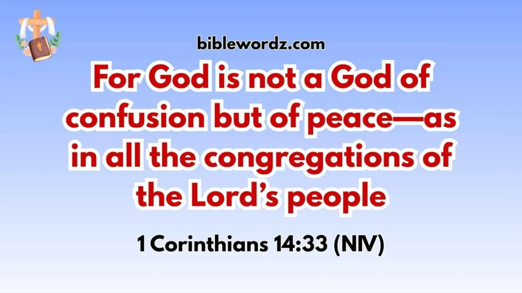 Bible Verses About Confusion in Love