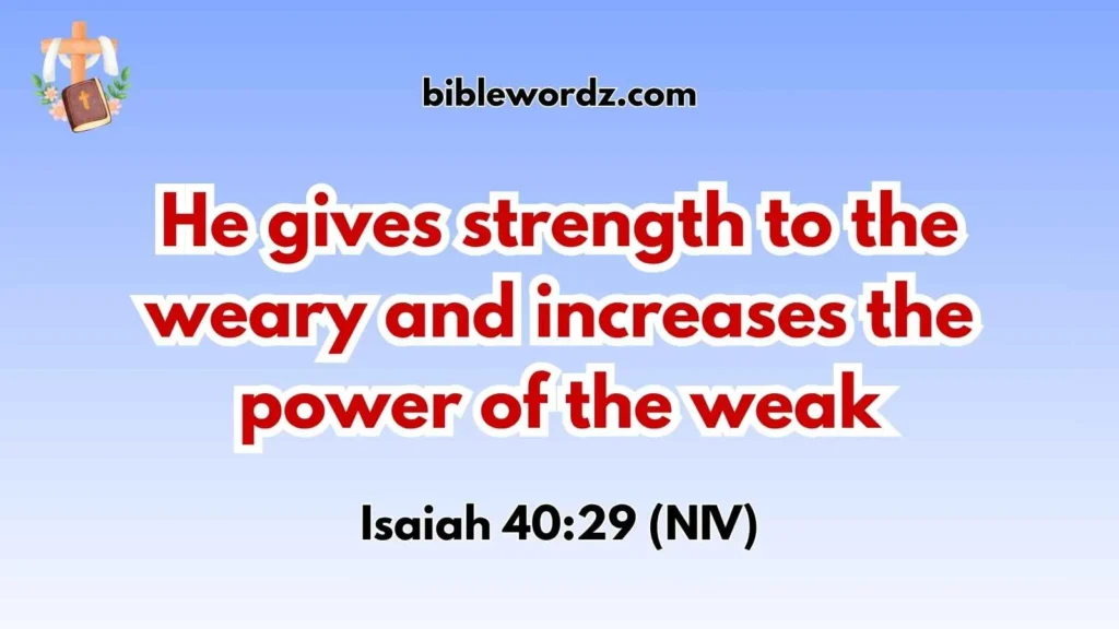 Bible Verses About Power and Strength