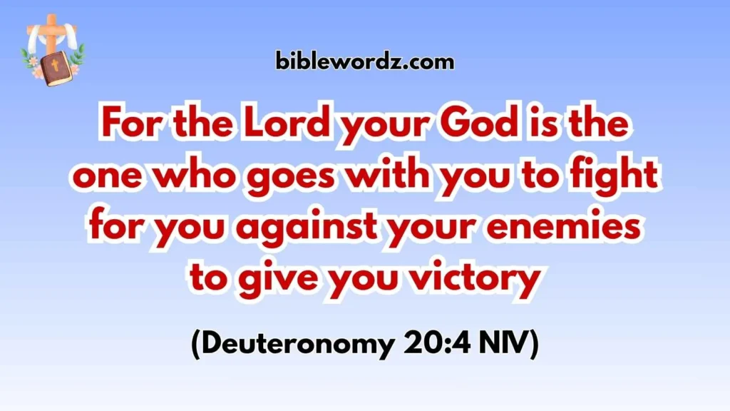 Bible Verses About Victory Over Enemies
