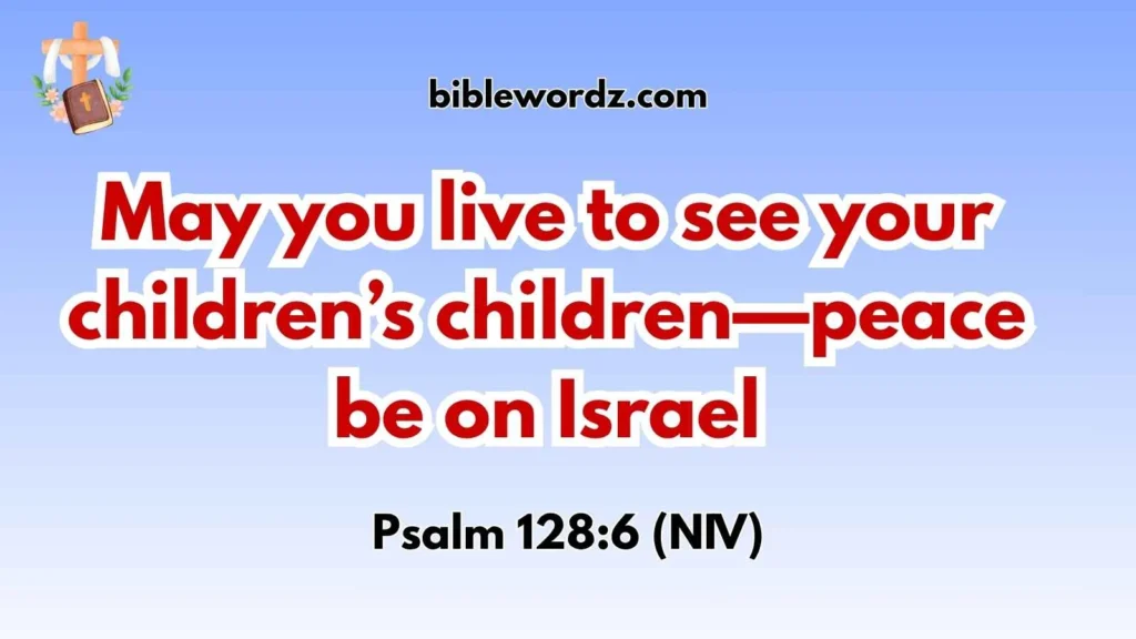 Grandchildren Are a Blessing from God Bible Verse