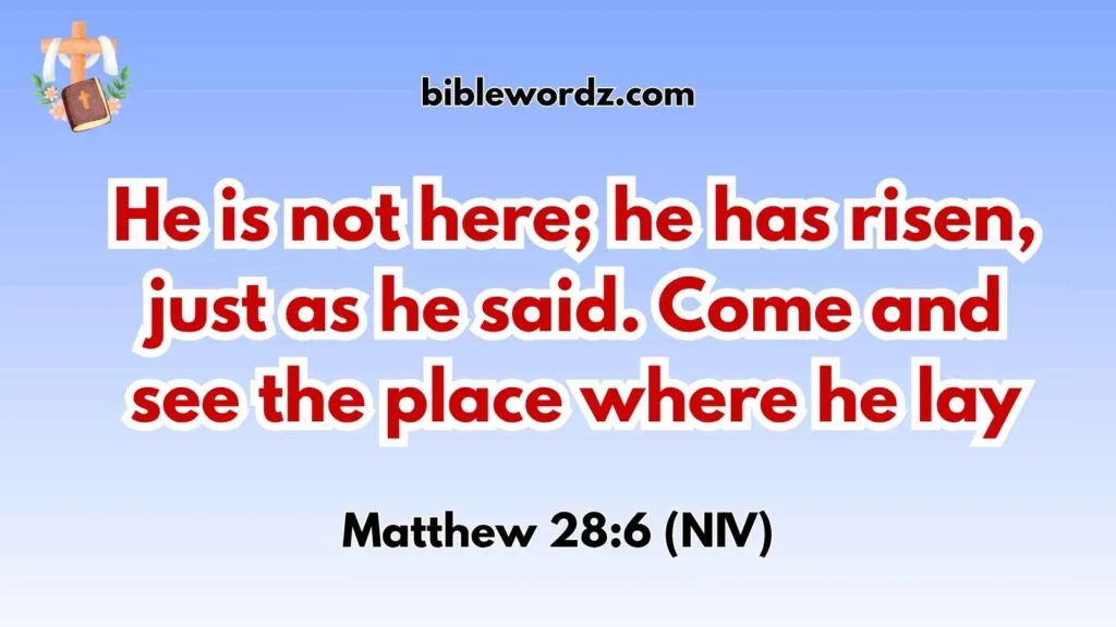 Jesus Resurrection Scripture Matthew