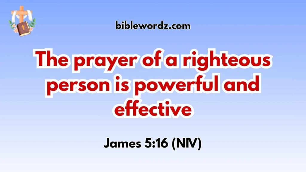 The Power of Prayer Verses