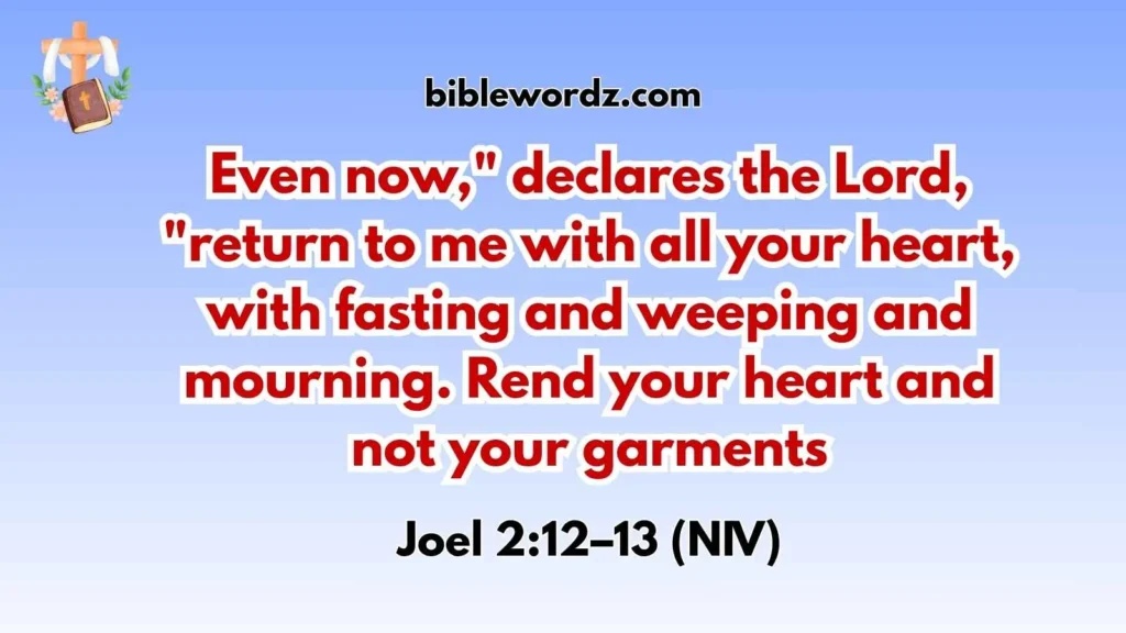 Ash Wednesday Bible Study