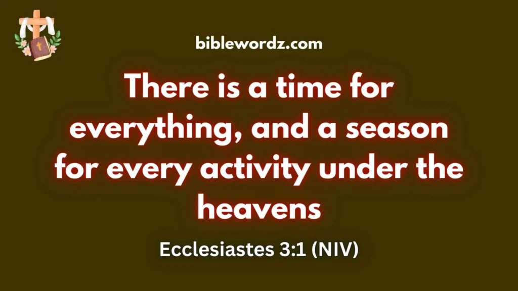 Bible Verse About Change