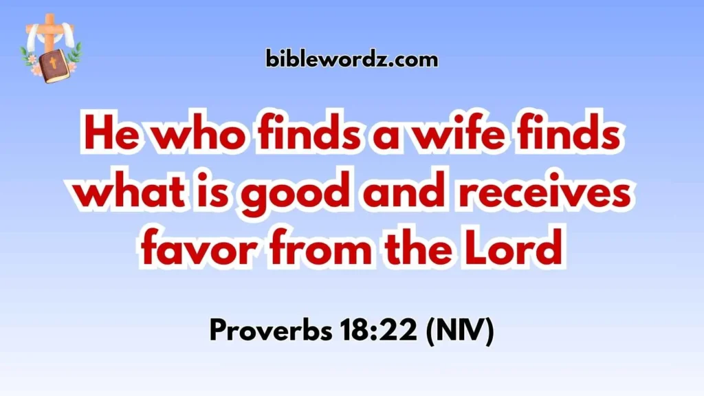 Bible verse about finding the right person