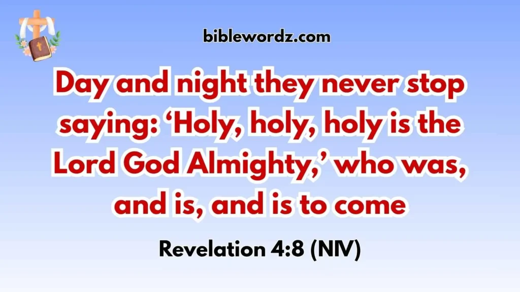 Bible Verse About God Is Holy Forever