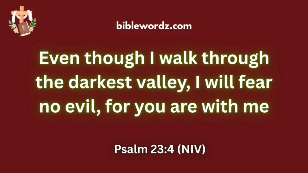 Bible Verse Comfort in Time of Loss