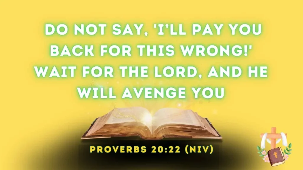 Bible verse revenge