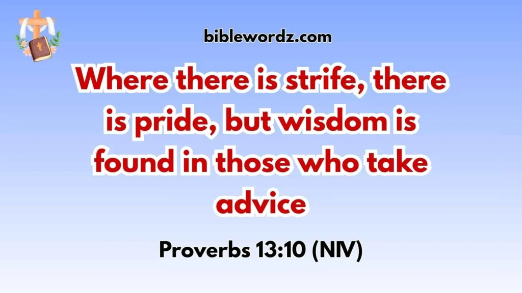 Bible Verses About Pride in Relationships