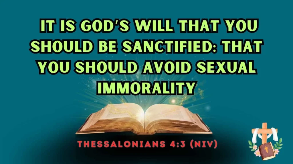 Bible Verses About Sanctification