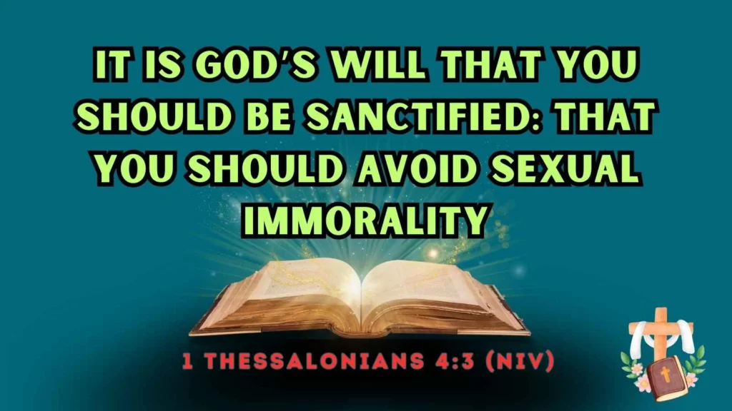 Bible Verses About Sanctification