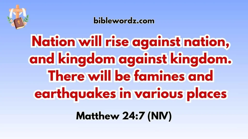 Bible Verses About Weather in the Last Days
