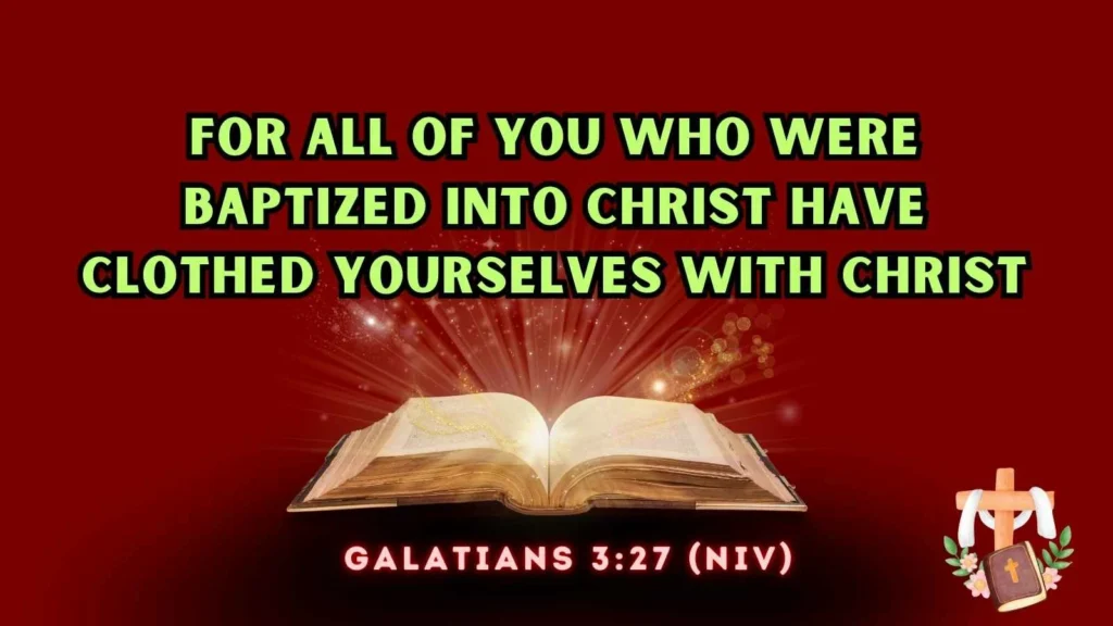 Bible Verses for Baptism