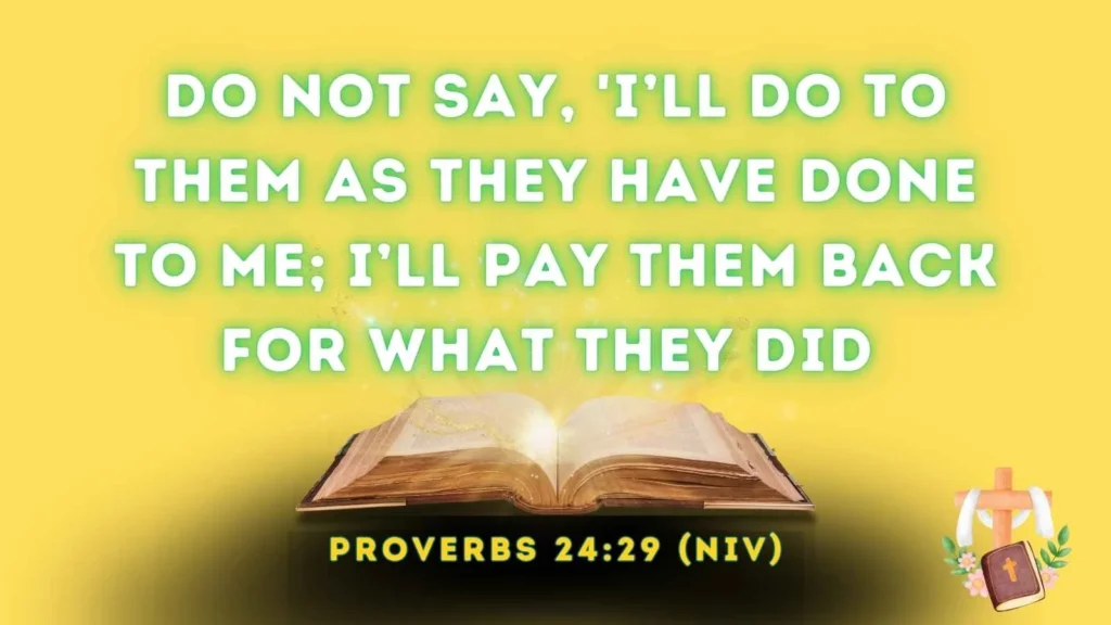 Bible verses on revenge