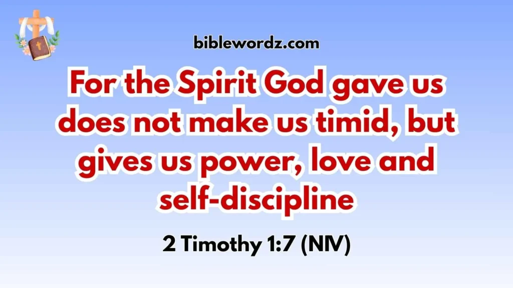 God Gives Us Power Bible Verse
