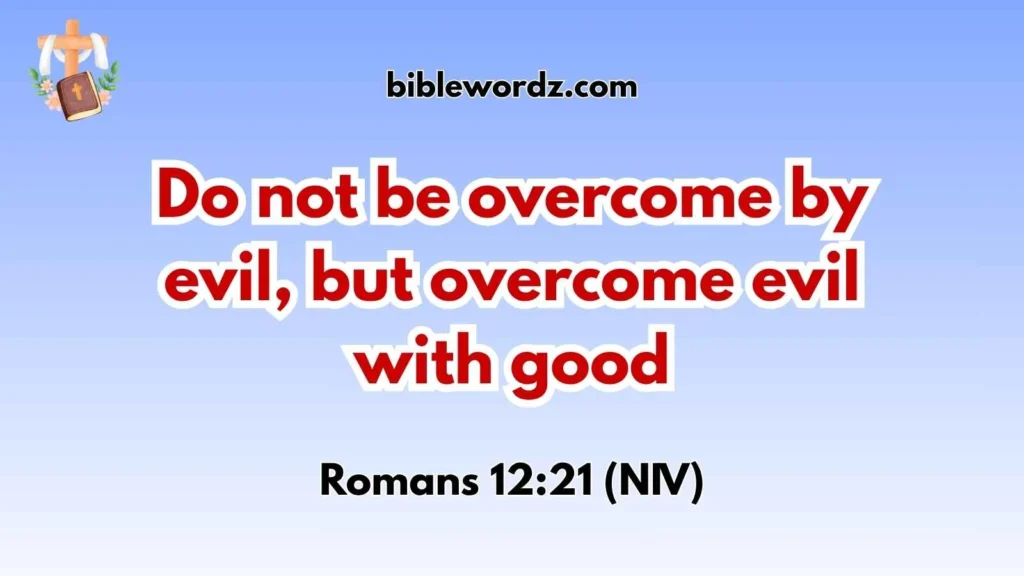 God Triumphs Over Evil Bible Verse