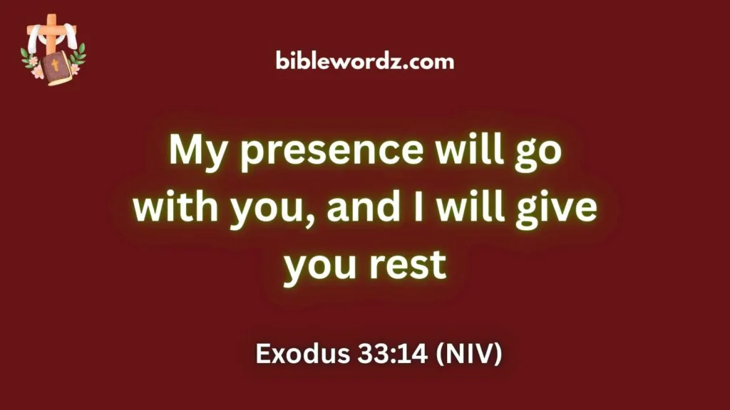 God’s Presence Bible Verse