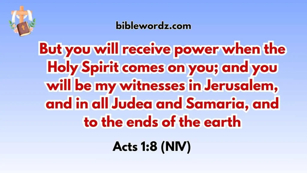 Holy Spirit Power Verses