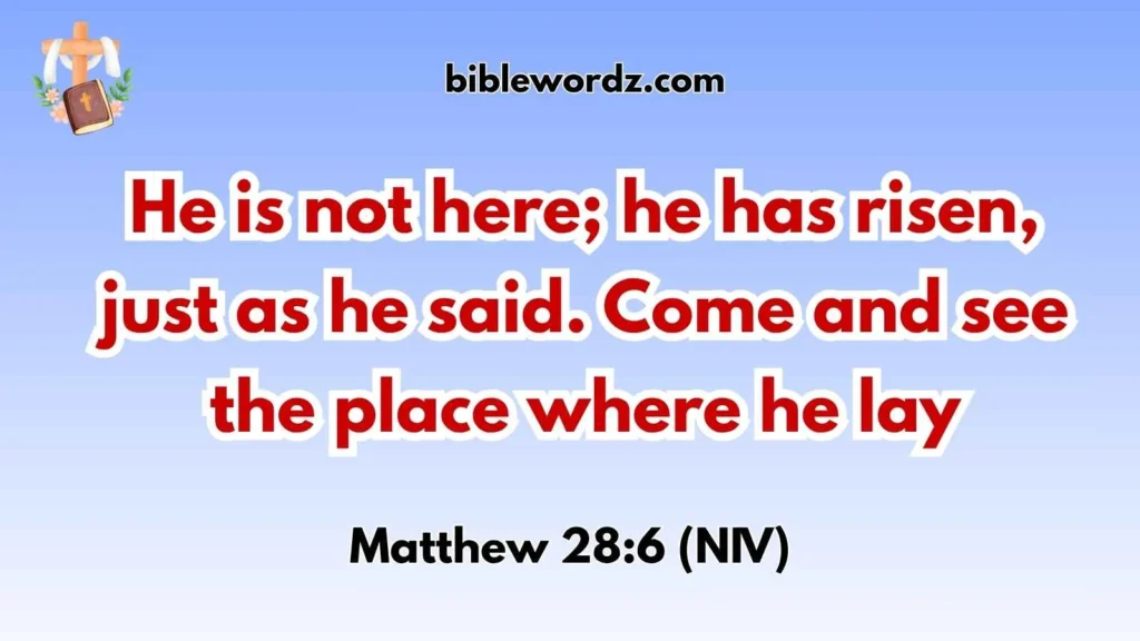 Jesus’ Resurrection Scripture Matthew