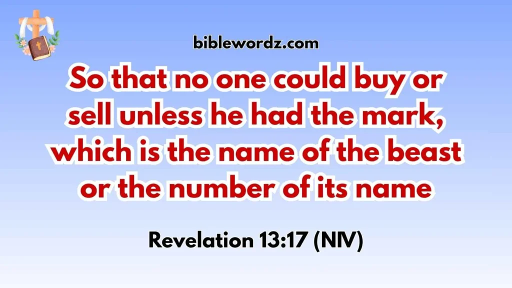 Mark of the Beast Bible Verse – Buy or Sell