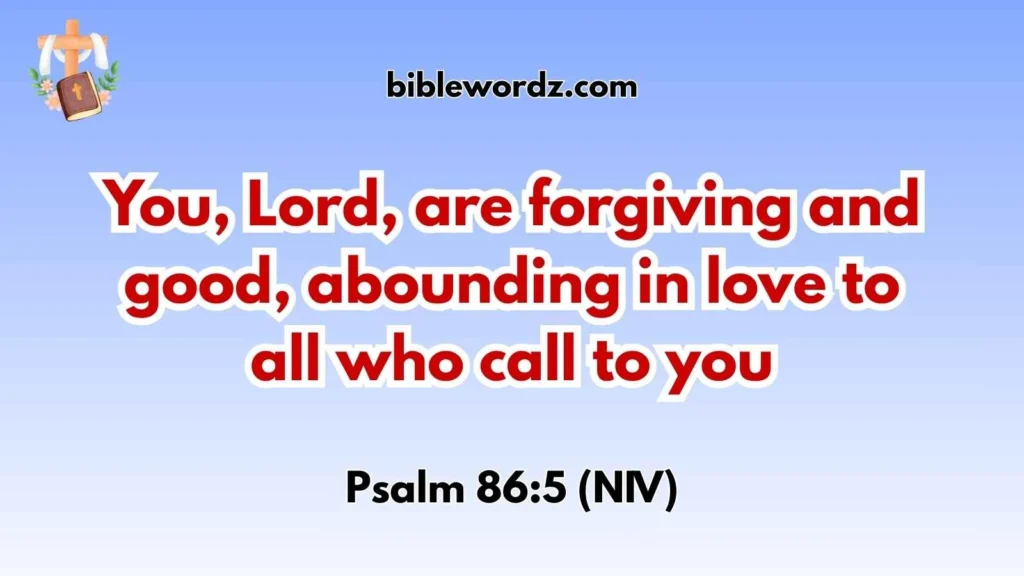 Prayer Points for Mercy with Bible Verses