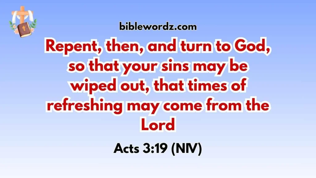 Scriptures on Salvation and Repentance