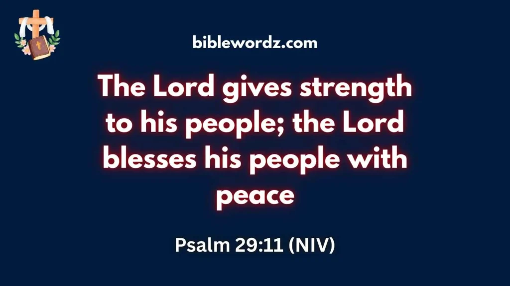 Verse for Peace and Comfort