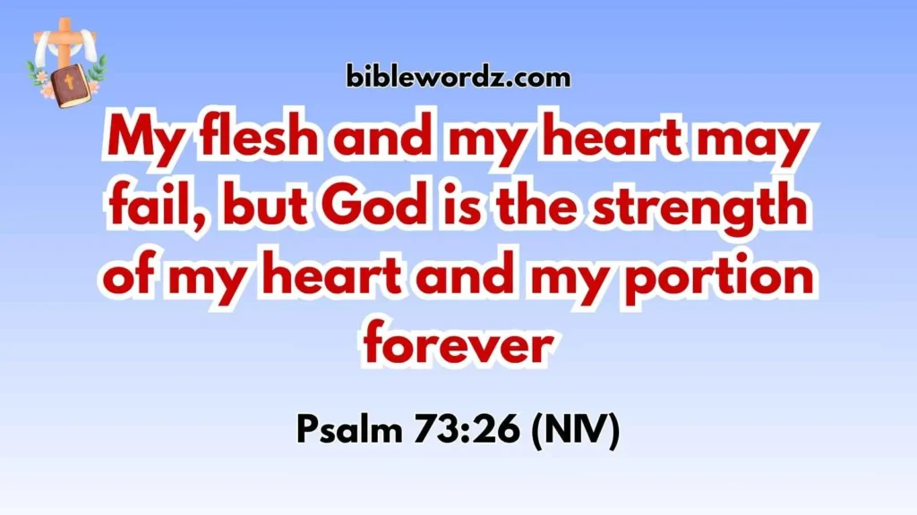 Verses About God's Strength in Our Weakness