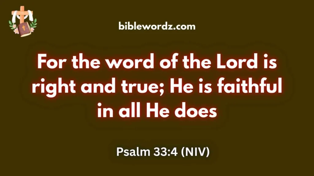 Verses on God’s Faithfulness