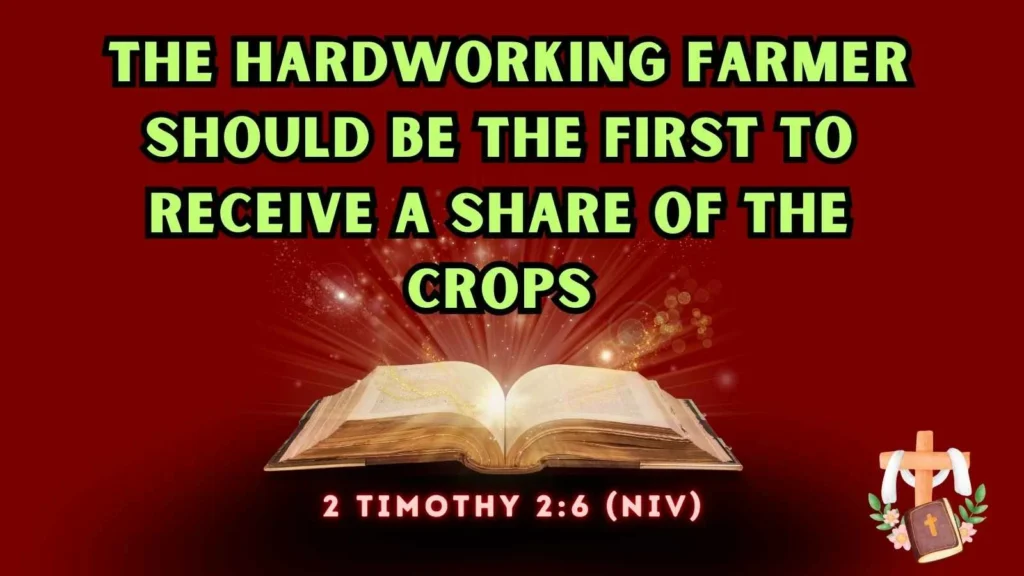Hard Work Pays Off Bible Verse