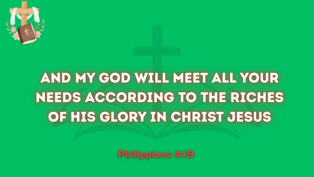 God Supplies All Needs
