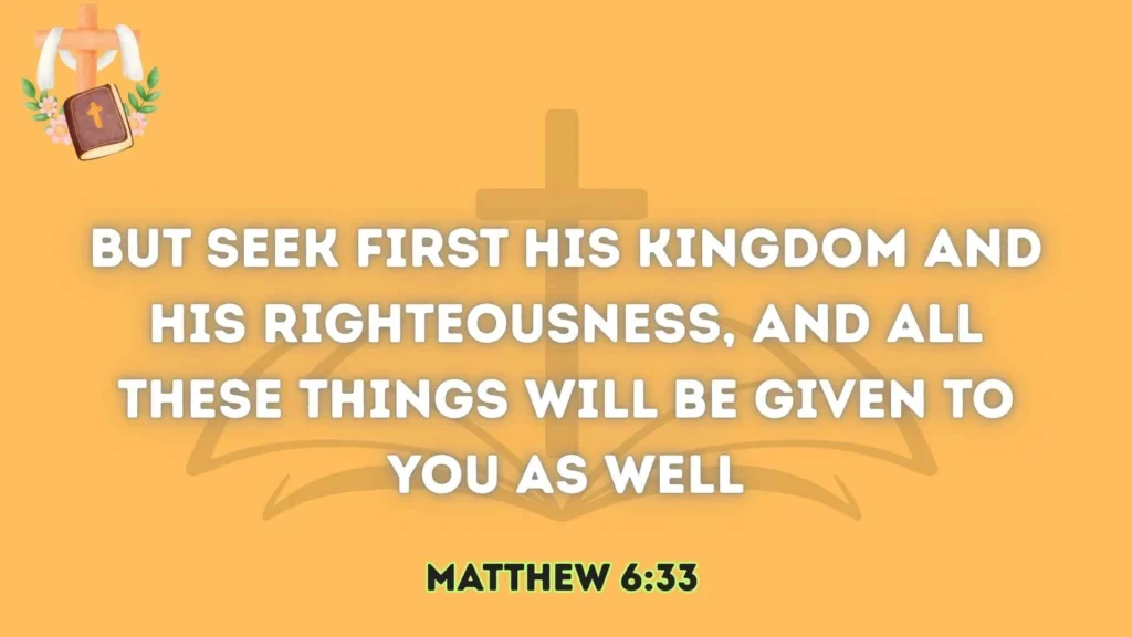 Seek First the Kingdom