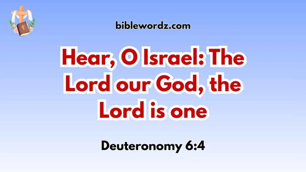 The Lord Is One