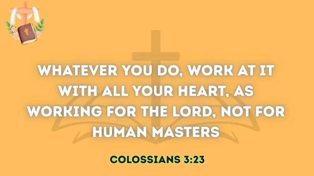 Work with Heart and Faith