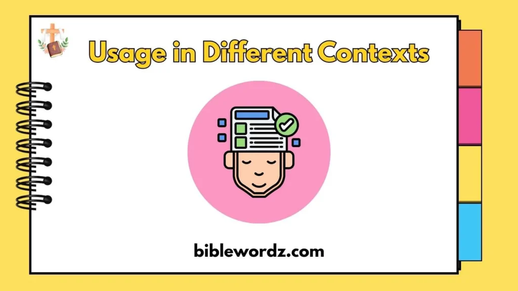 Usage in Different Contexts