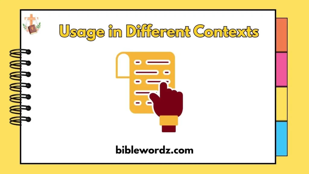 Usage in Different Contexts