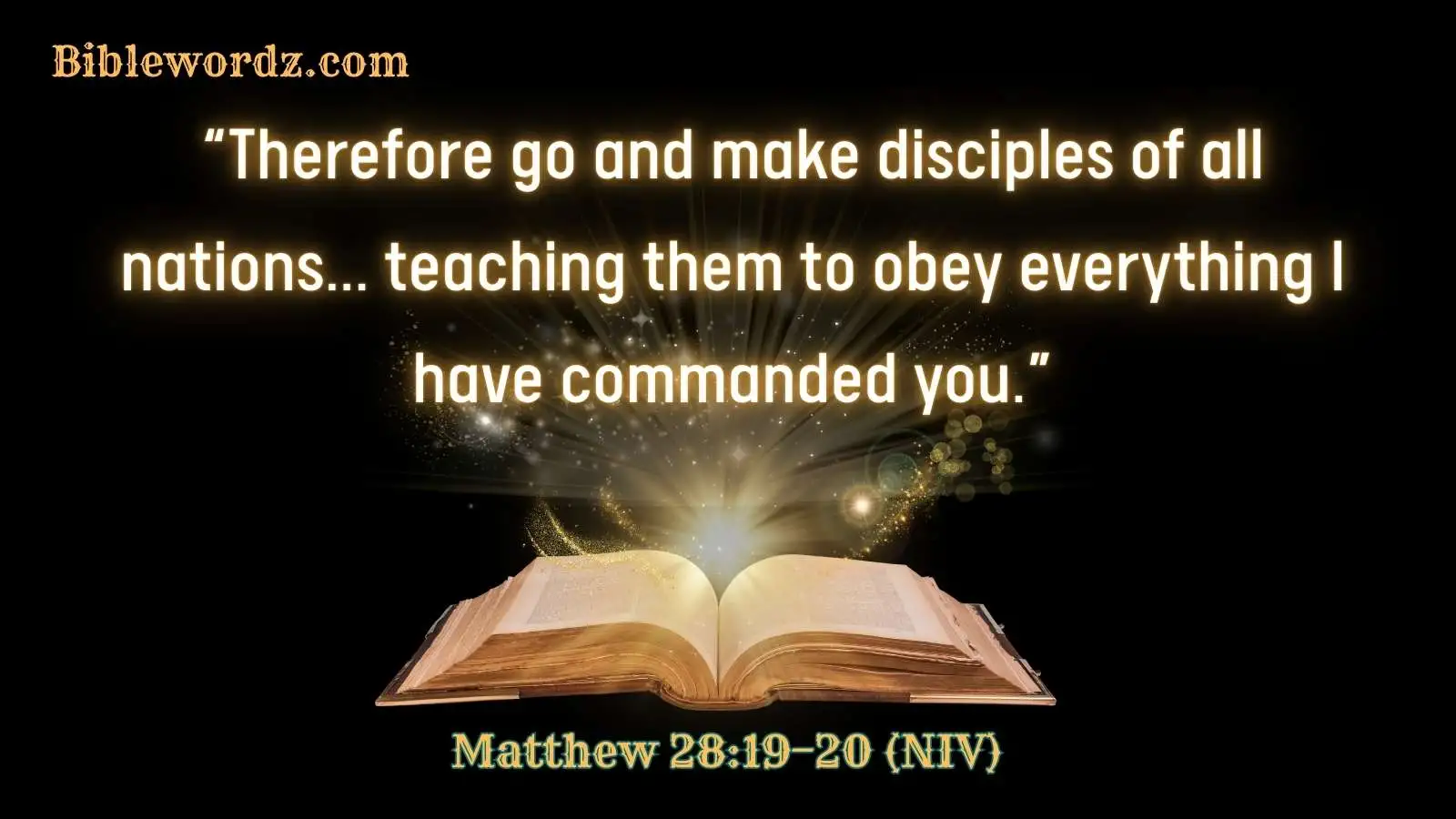 Bible Verses About Discipleship