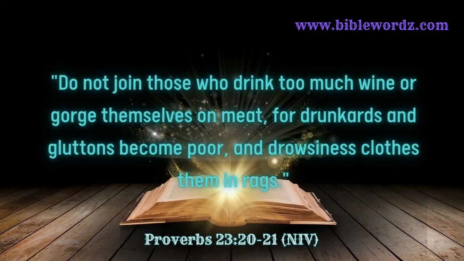 Bible Verses About Gluttony
