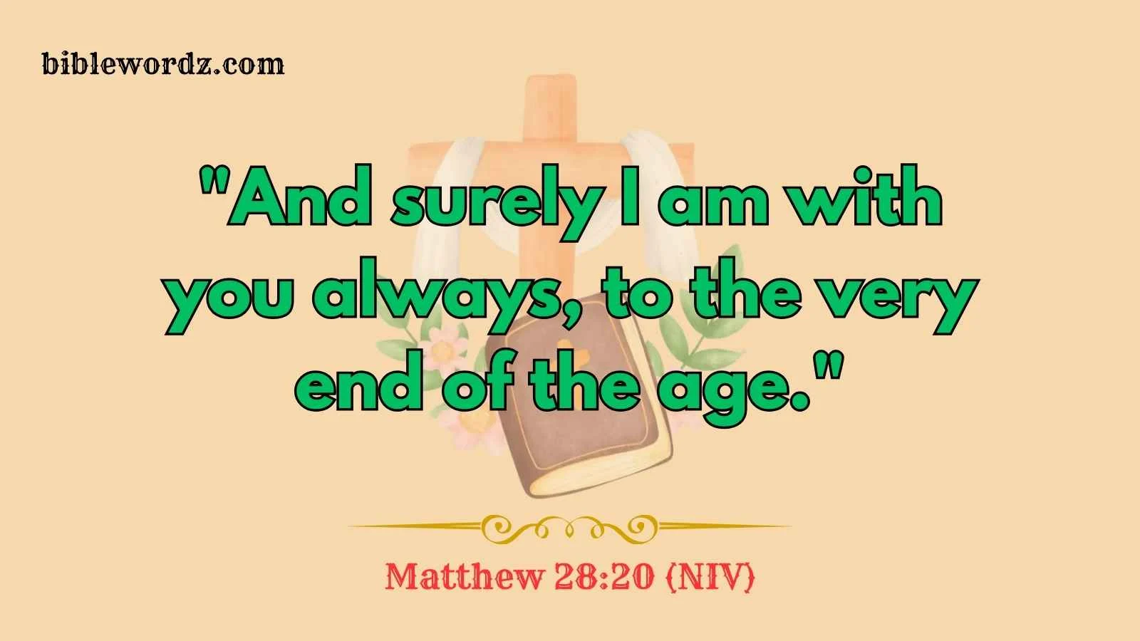 Bible Verses About God's Presence