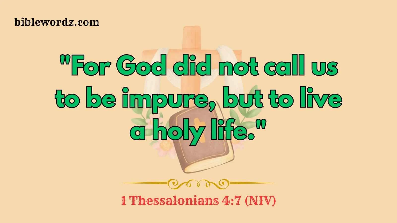 Bible Verses About Holiness