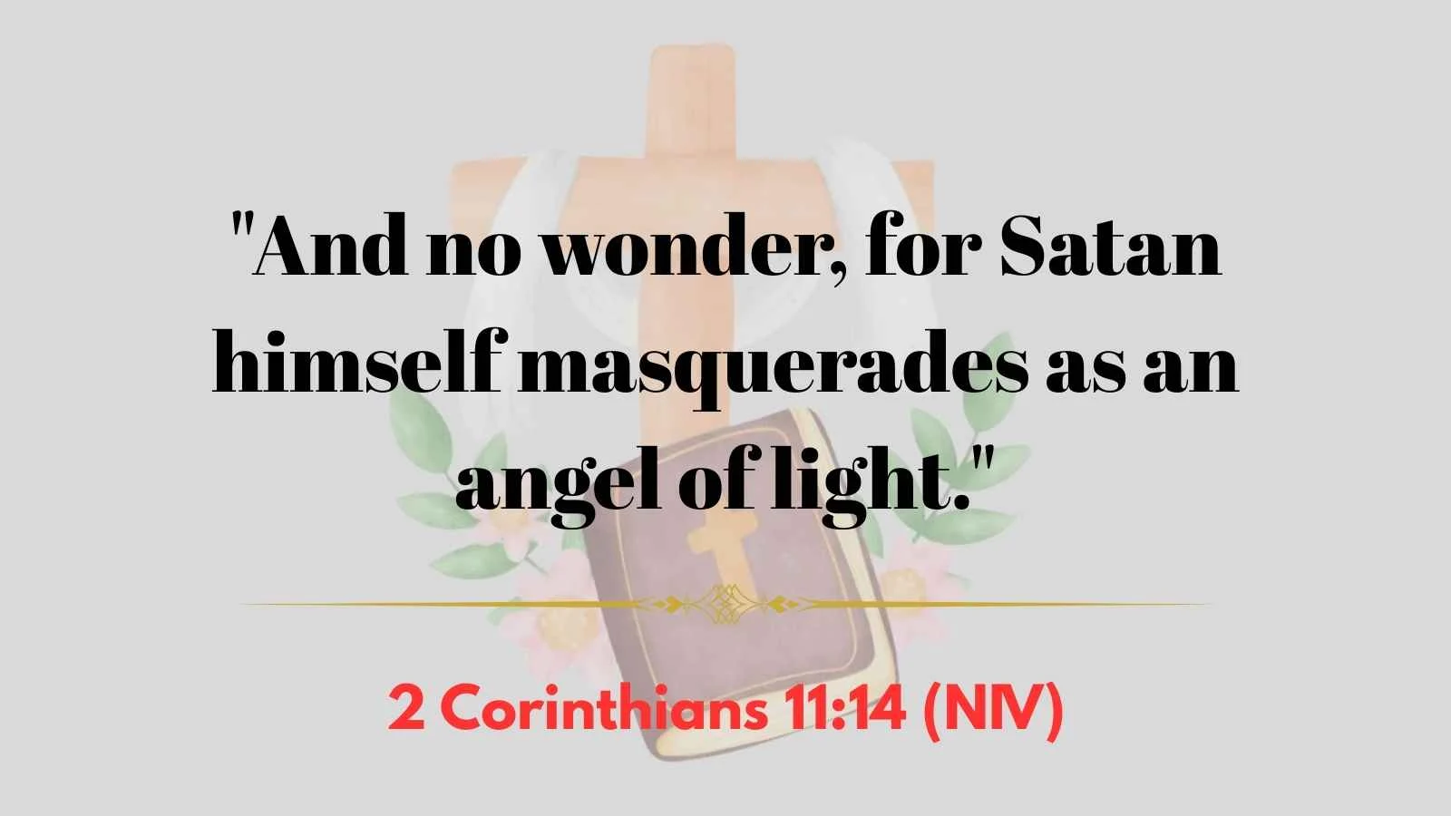 Bible Verses About Satan's Distractions