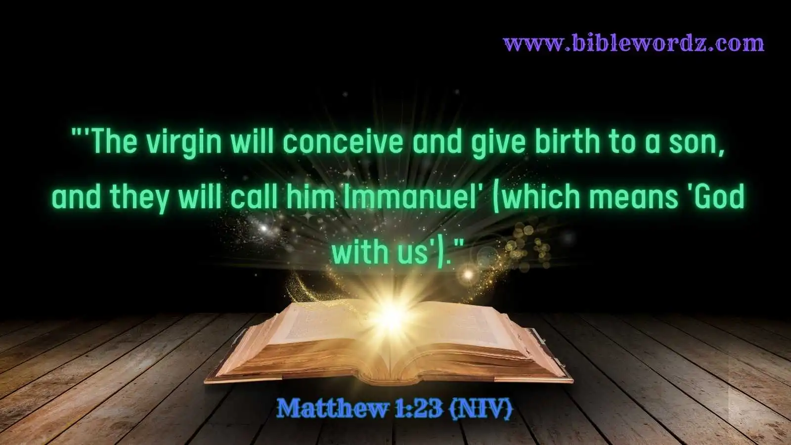 Bible Verses About The Birth of Jesus