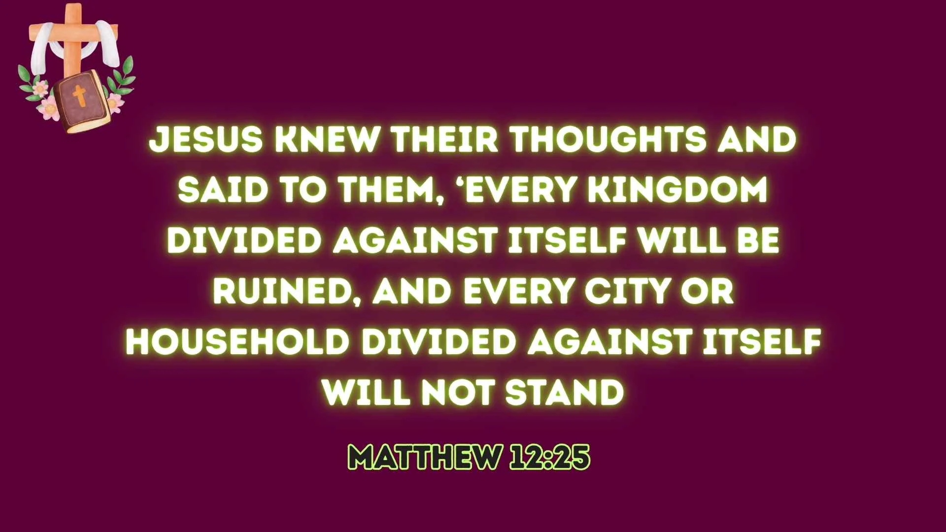 Bible Verses About Division