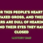 Waxy Meaning in the Bible