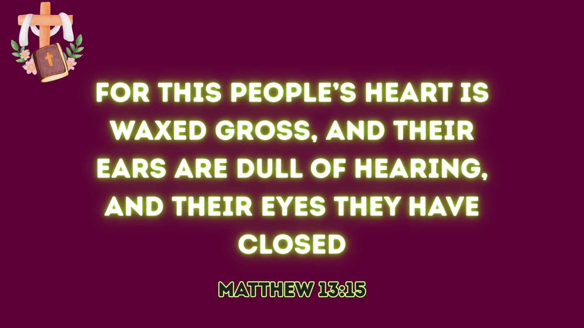 Waxy Meaning in the Bible