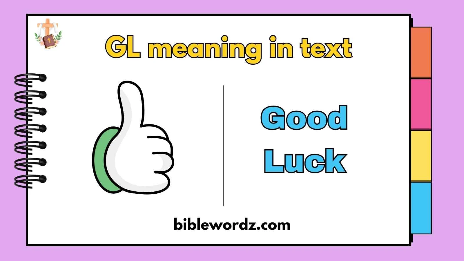 GL meaning in text