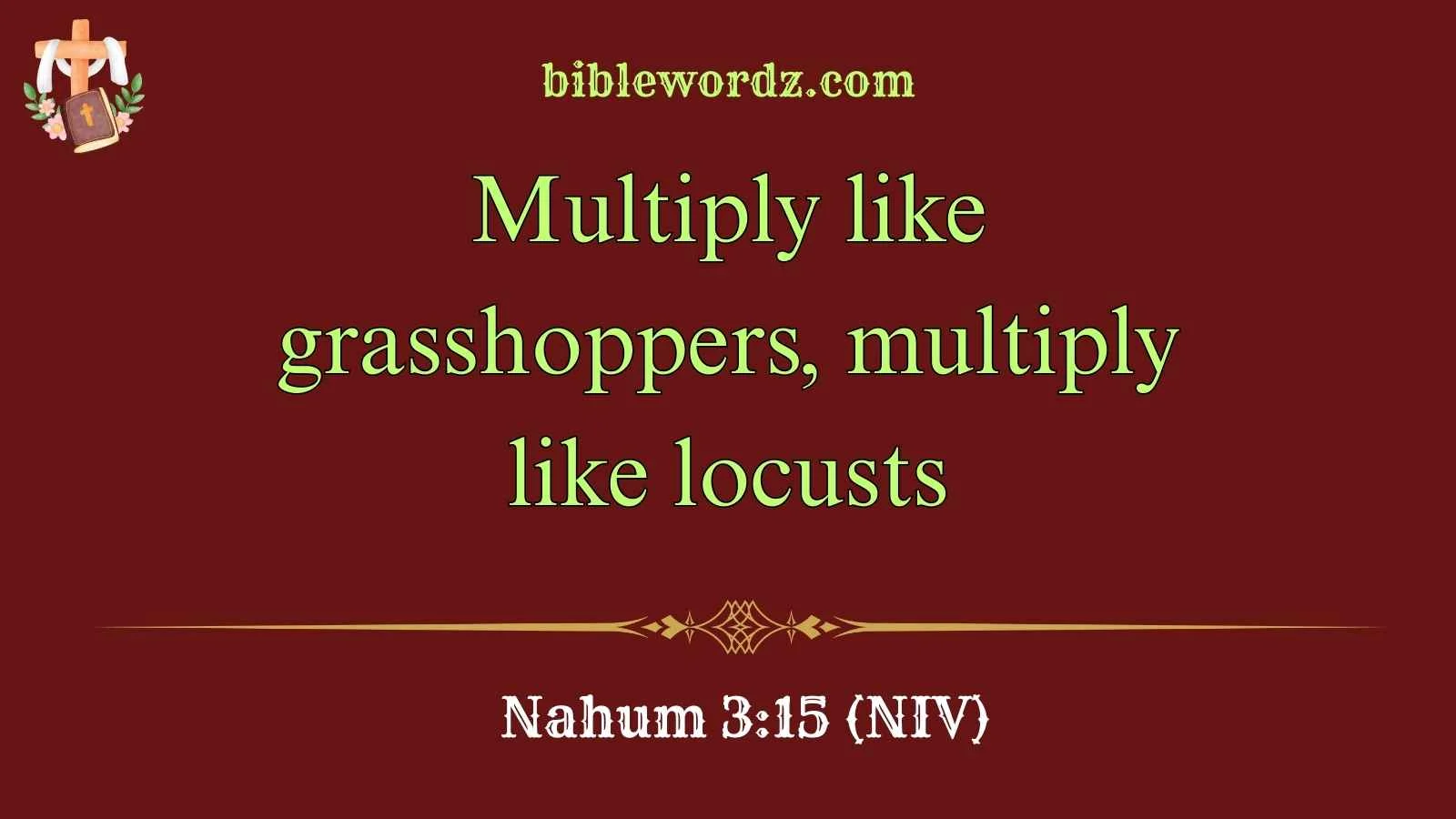 locusts in the bible